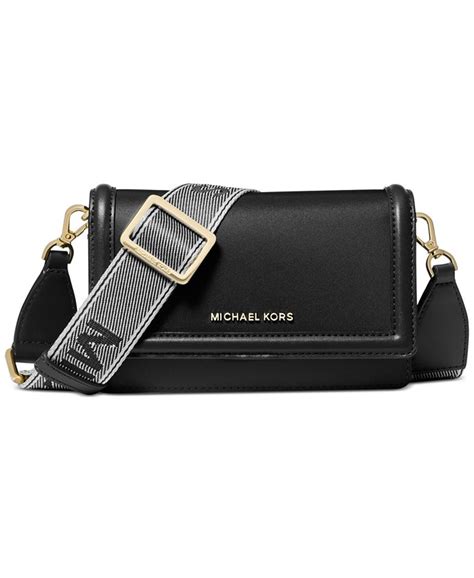 michael michael kors logo small nylon crossbody with webbing strap|Michael Kors Crossbody strap replacement.